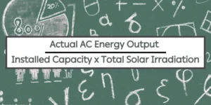 Solar Performance Ratio Explained