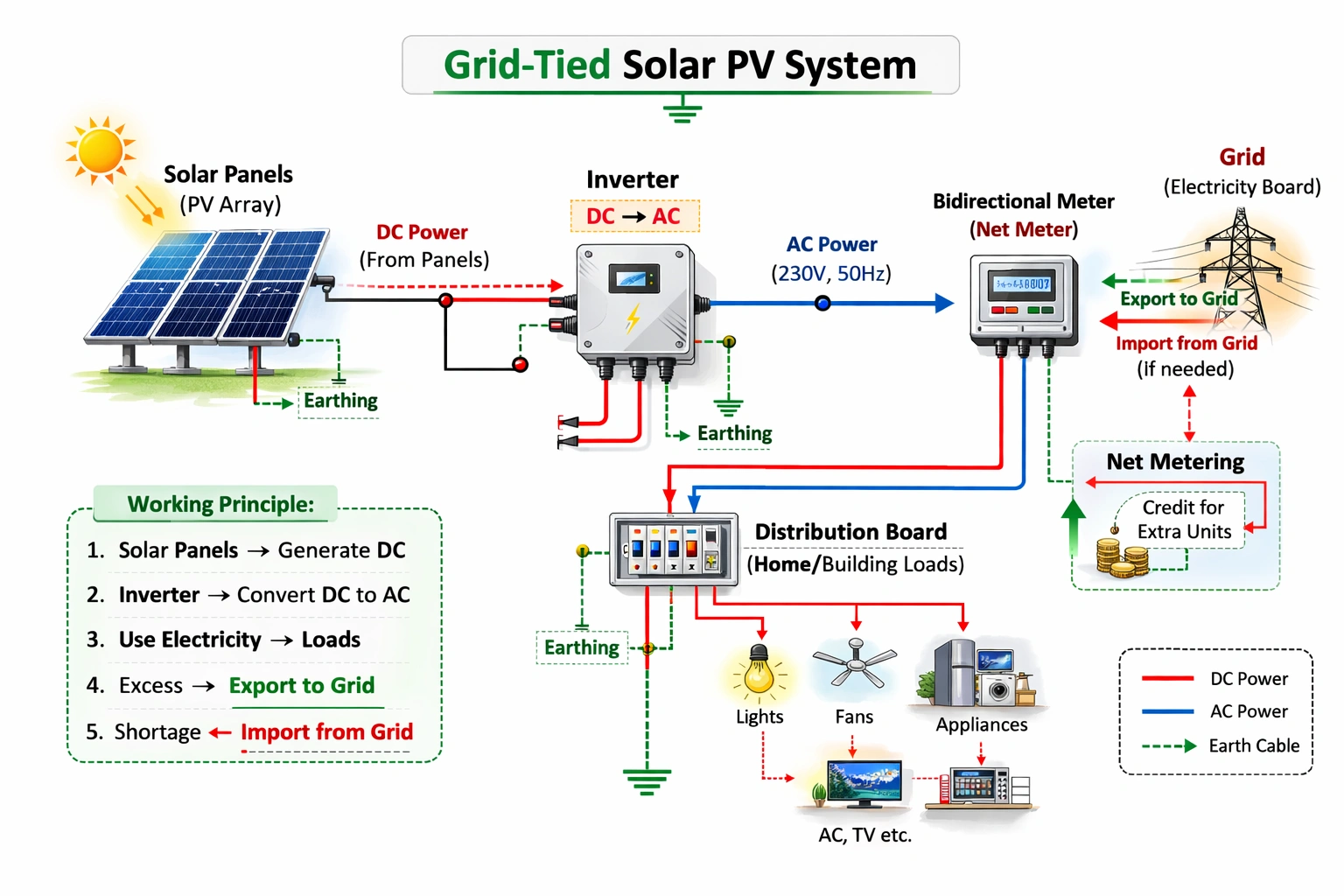 Different Types of Solar Photovoltaic Systems