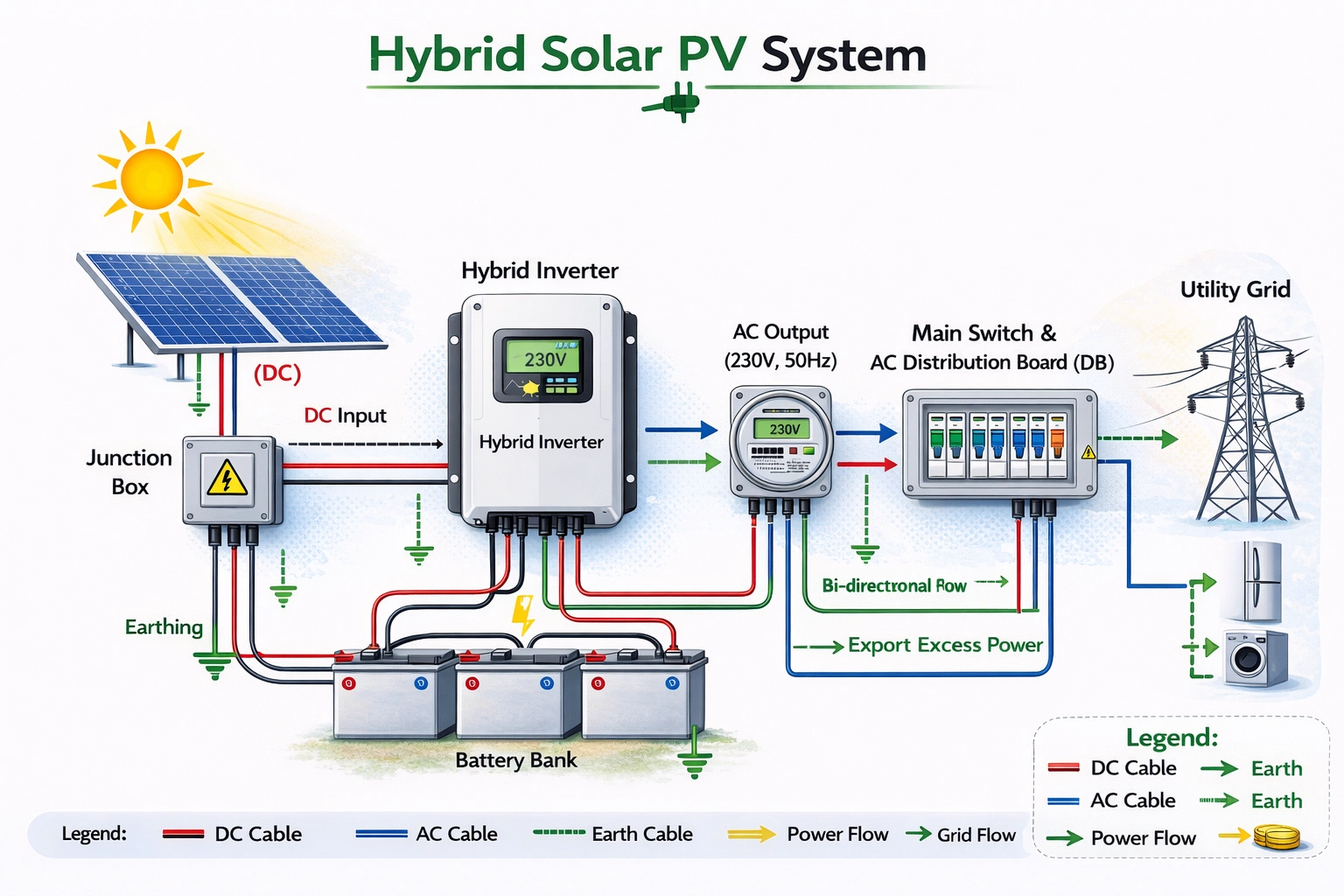 Different Types of Solar Photovoltaic Systems