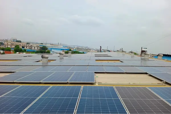 Associated Electro Chemical Rooftop Solar Installation