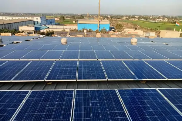 Prayag Polymer Rooftop Solar Installation