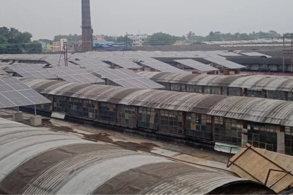 Victoria Jute Mill Roof Top Solar Installation