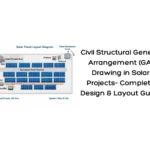 Civil Structural General Arrangement (GA) Drawing in Solar Projects- Complete Design & Layout Guide