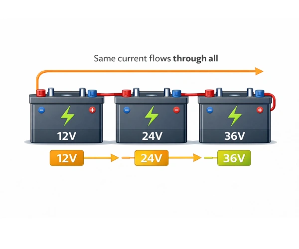 Series Connection of PV Modules – Effect on Voltage and Current