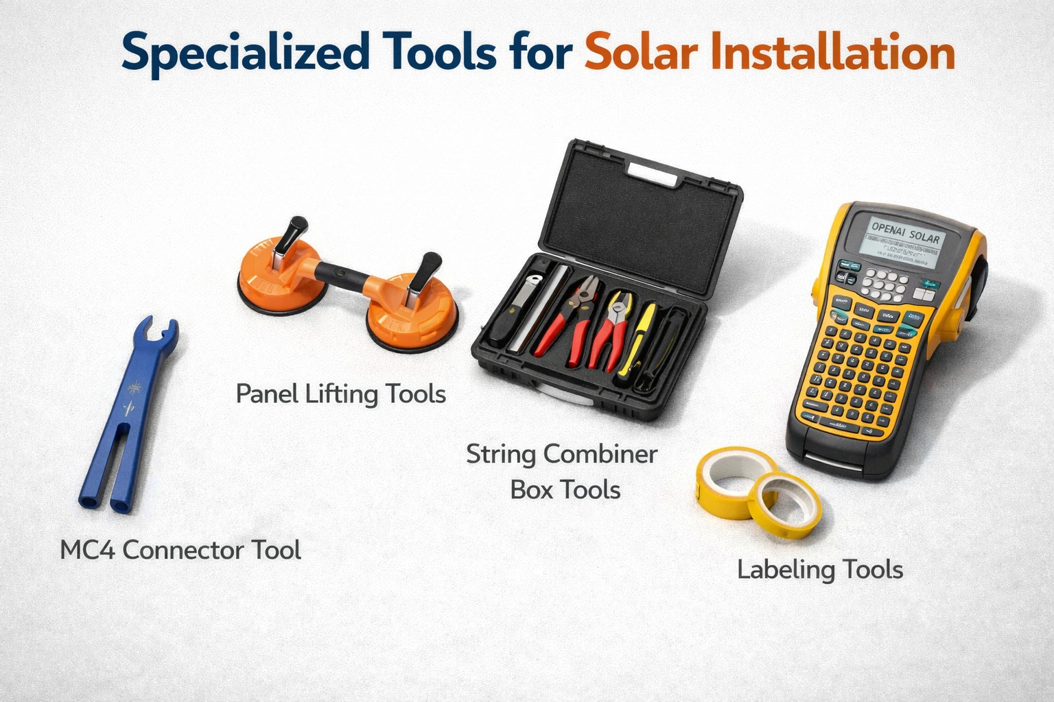 Specialized Tools for Solar Installation