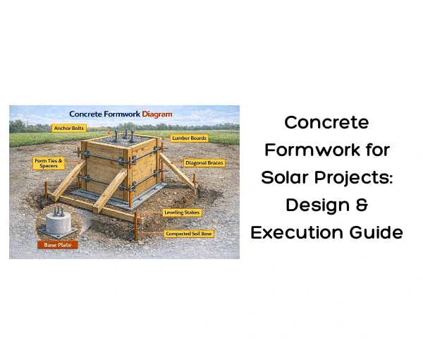 Concrete Formwork for Solar Projects: Design & Execution Guide
