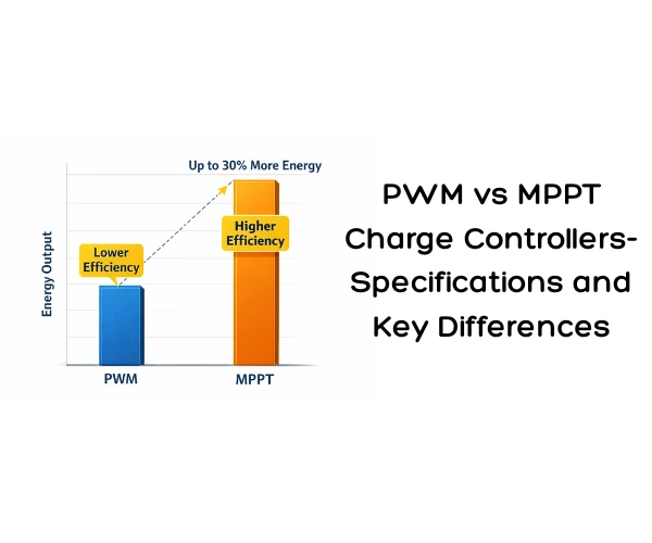 PWM vs MPPT Charge Controllers- Specifications and Key Differences