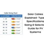 Solar Cables Explained- Types, Specifications, Sizing & Selection Guide for PV Systems