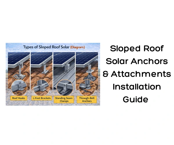 Sloped Roof Solar Anchors & Attachments Installation Guide