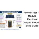 How to Test PV Module Electrical Output Step-by-Step Guide