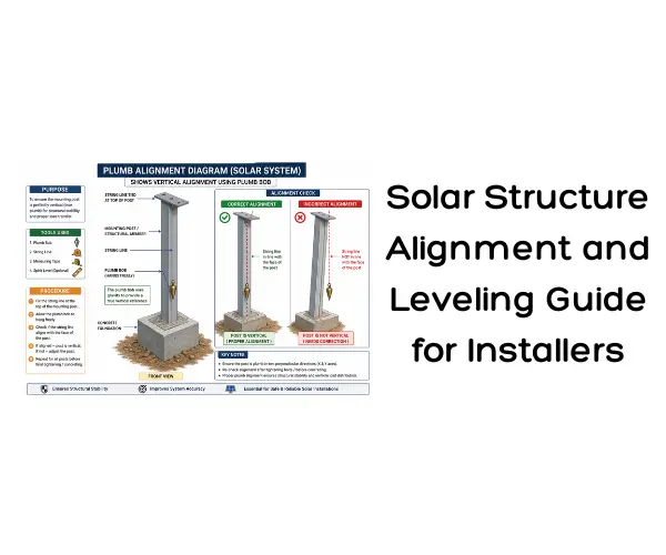 Solar Structure Alignment and Leveling Guide for Installers