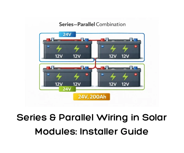 Series & Parallel Wiring in Solar Modules Installer Guide