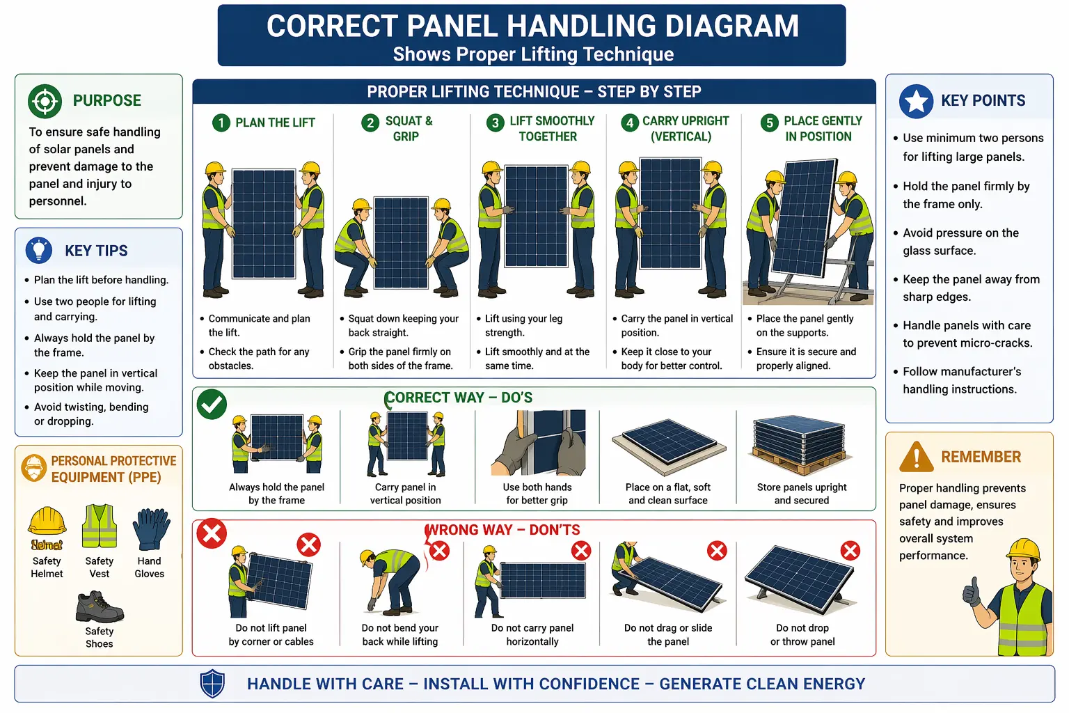 Solar Panel Unpacking Guide: Do’s and Dont’s