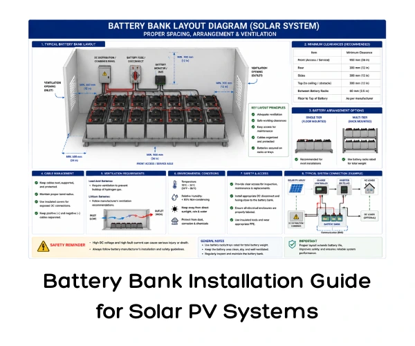 Battery Bank Installation Guide for Solar PV Systems