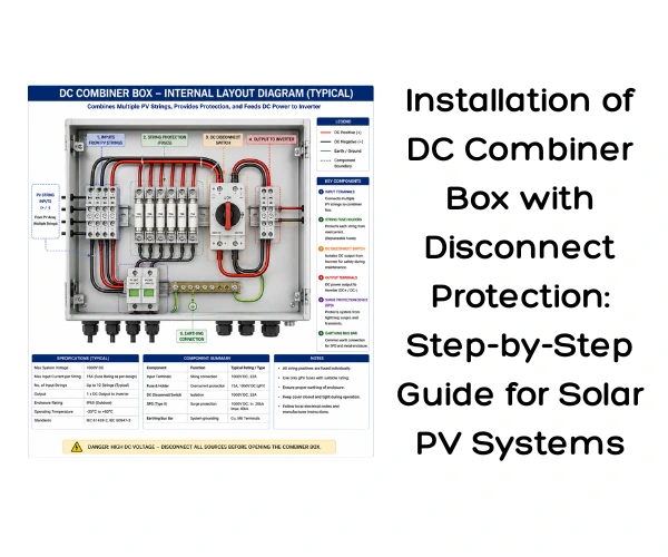 Installation of DC Combiner Box with Disconnect Protection Step-by-Step Guide for Solar PV Systems