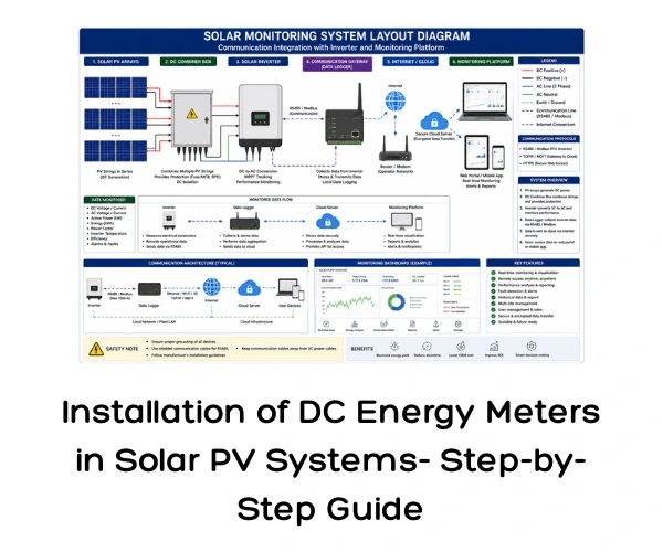 Installation of DC Energy Meters in Solar PV Systems- Step-by-Step Guide