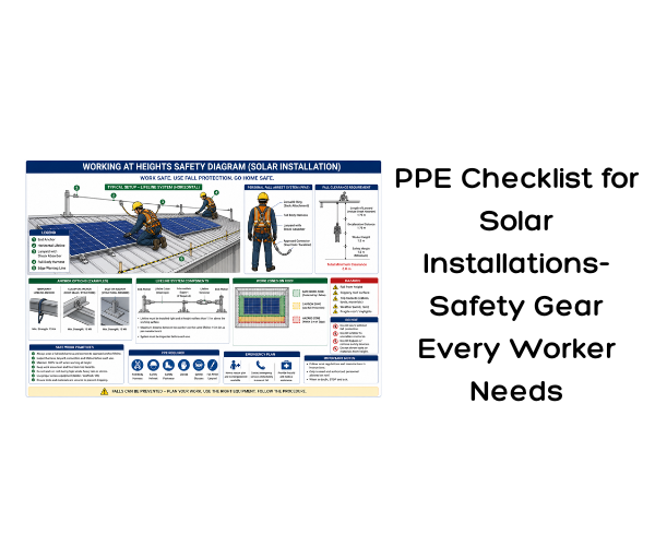 PPE Checklist for Solar Installations- Safety Gear Every Worker Needs