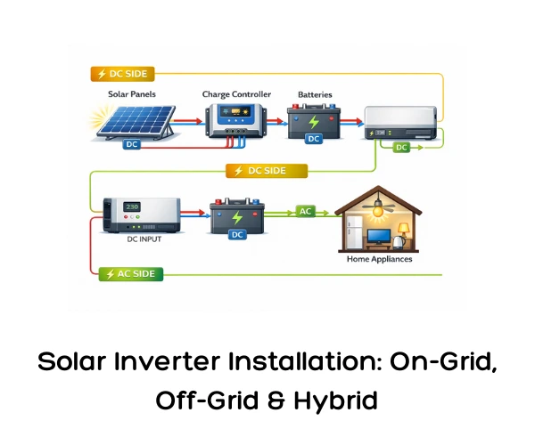 Solar Inverter Installation: On-Grid, Off-Grid & Hybrid