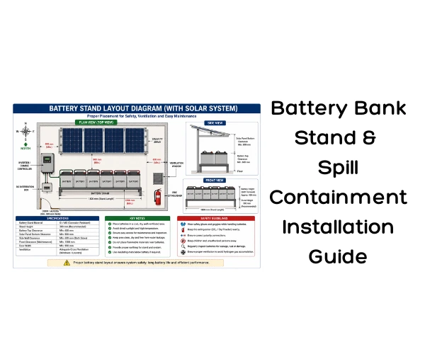 Battery Bank Stand & Spill Containment Installation Guide