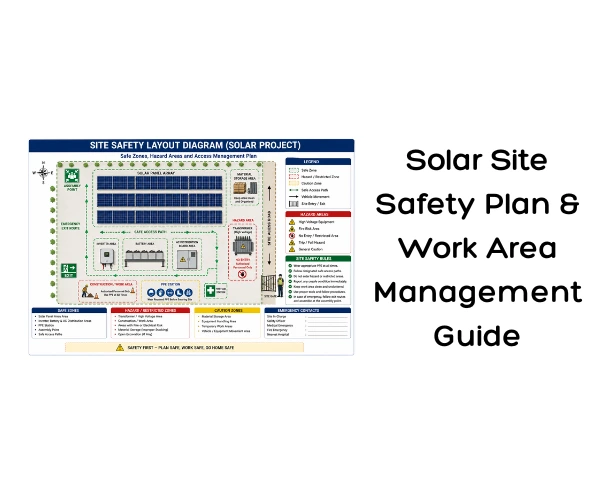 Solar Site Safety Plan and Work Area Management Guide