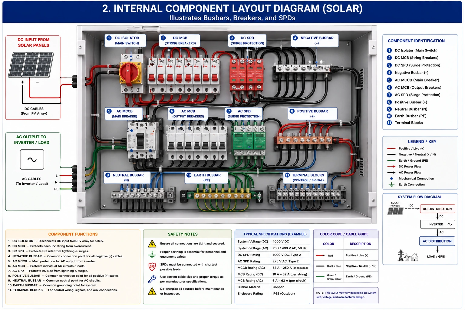 Installation of AC Combiner Box in Solar PV Systems- Step-by-Step Guide