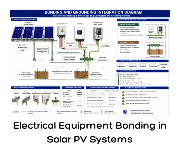 Electrical Equipment Bonding in Solar PV Systems