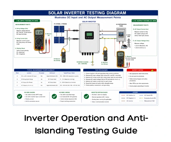 Inverter Operation and Anti-Islanding Testing Guide