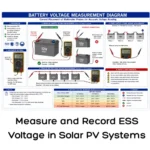 Measure and Record ESS Voltage in Solar PV Systems