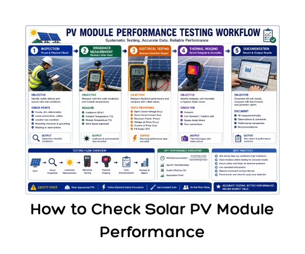 How to Check Solar PV Module Performance