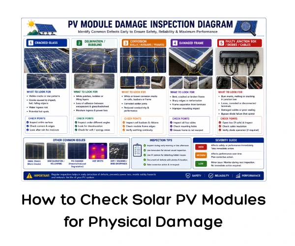 How to Check Solar PV Modules for Physical Damage