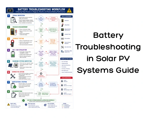Battery Troubleshooting in Solar PV Systems Guide