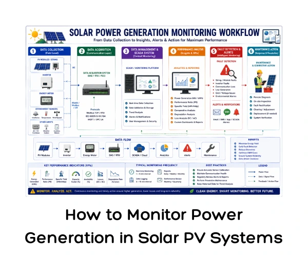 How to Monitor Power Generation in Solar PV Systems