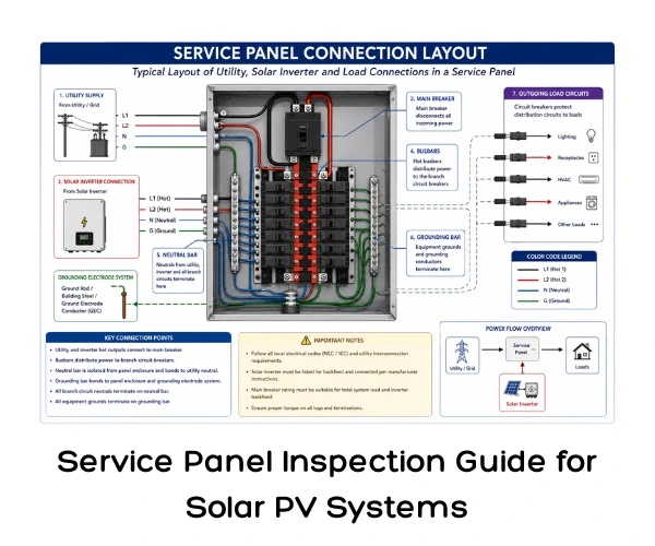 Service Panel Inspection Guide for Solar PV Systems