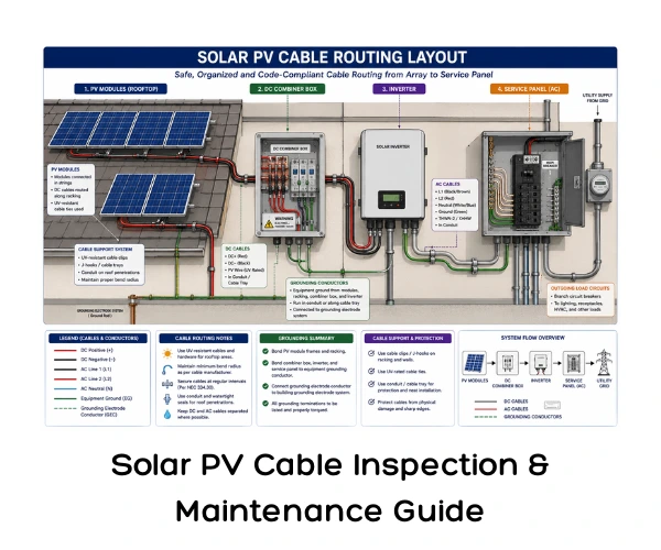 Solar PV Cable Inspection & Maintenance Guide