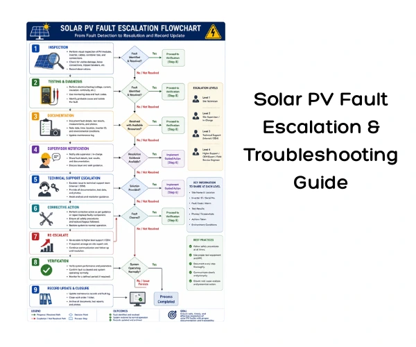 Solar PV Fault Escalation & Troubleshooting Guide