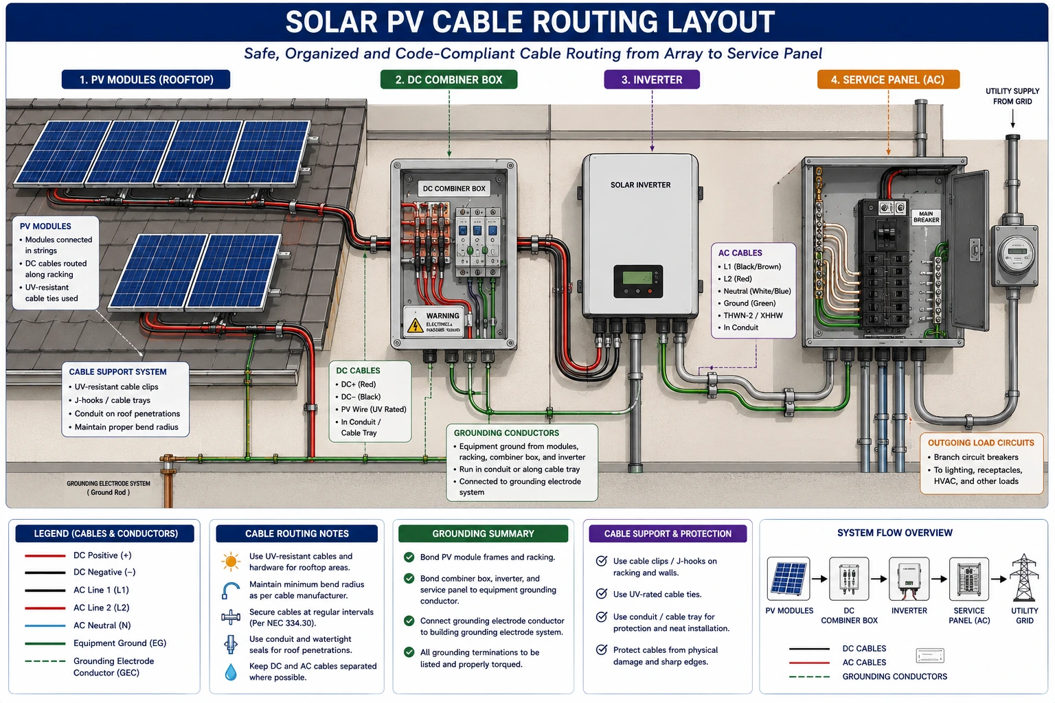 Check Solar PV Cables and Ensure There Is No Damage- Complete Inspection and Maintenance Guide Check Solar PV Cables and Ensure There Is No Damage- Complete Inspection and Maintenance Guide