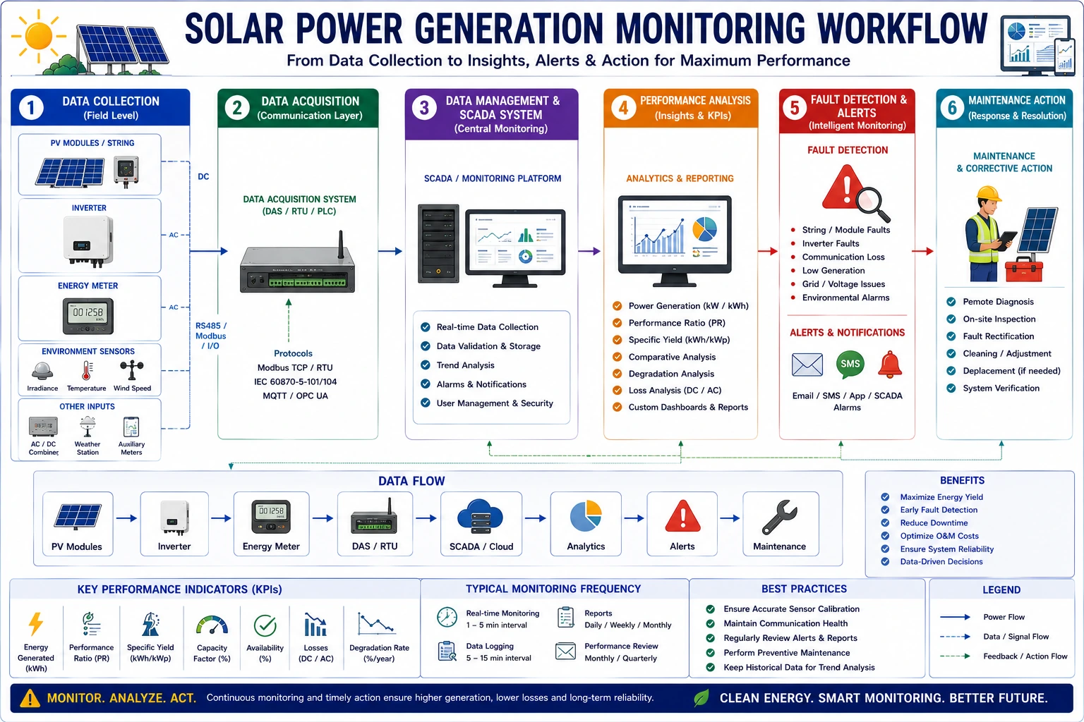 Monitor Power Generation in Solar PV Systems- Complete Guide to Performance Monitoring, Energy Analysis, and System Optimization Monitor Power Generation in Solar PV Systems- Complete Guide to Performance Monitoring, Energy Analysis, and System Optimization