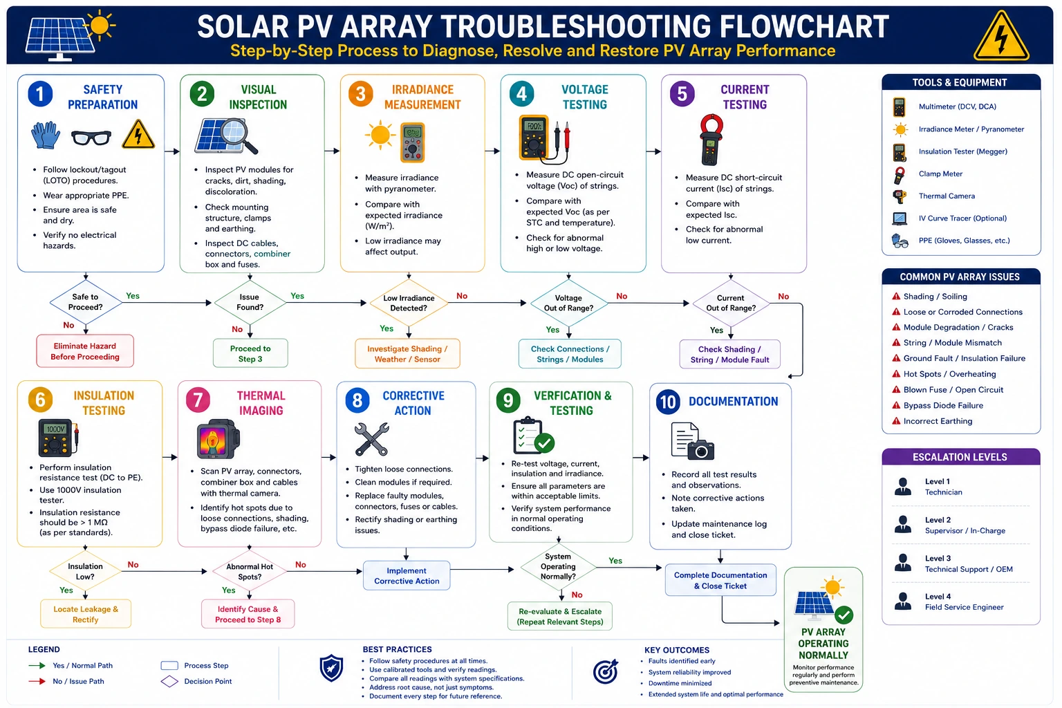 Troubleshooting with Solar PV Arrays- A Complete Guide to Diagnosing and Resolving Solar Array Issues