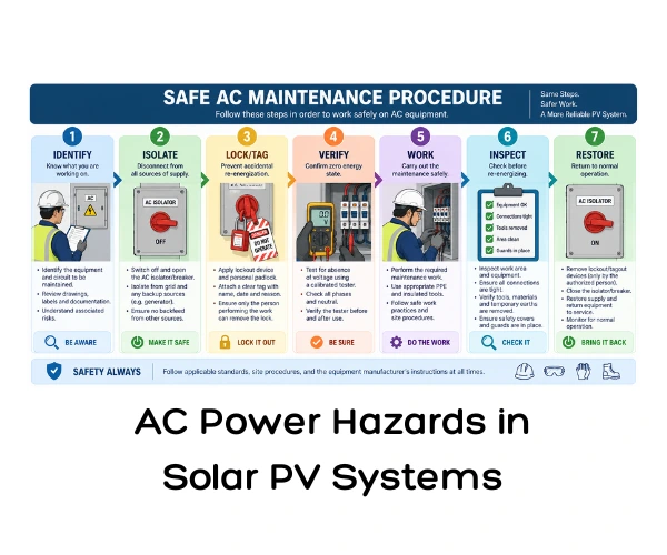 AC Power Hazards in Solar PV Systems