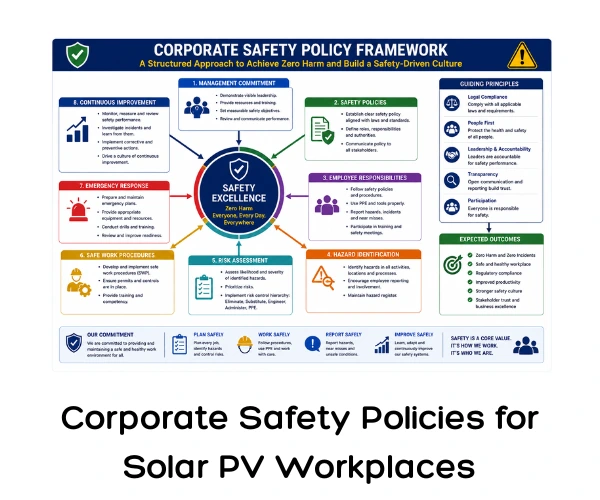 Corporate Safety Policies for Solar PV Workplaces