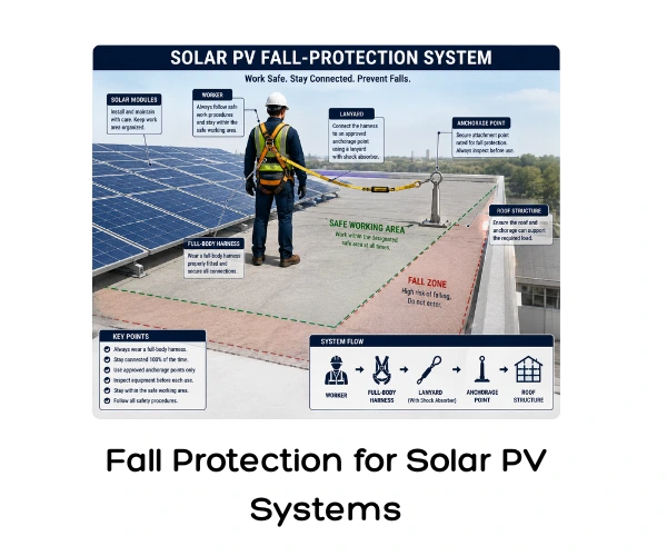 Fall Protection for Solar PV Systems