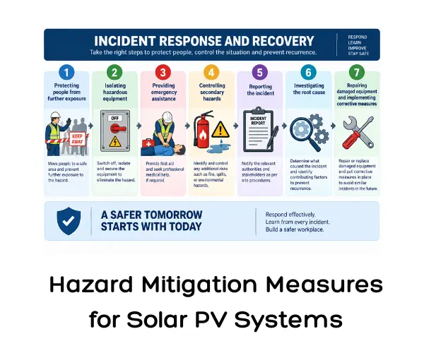 Mitigation Measures to be Taken After the Occurrence of Hazards