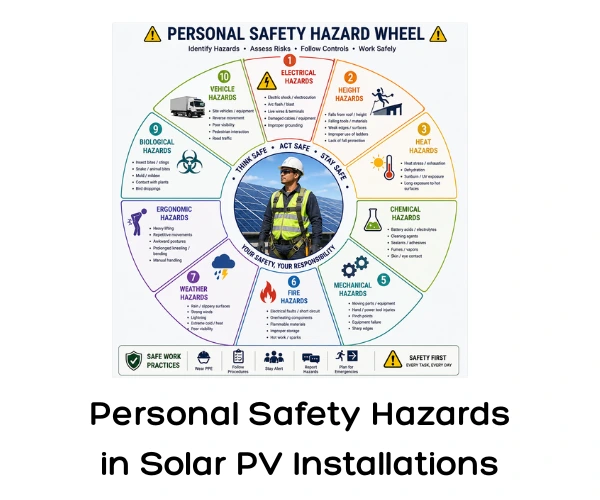 Personal Safety Hazards in Solar PV Installations