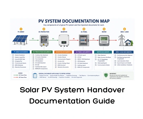 Solar PV System Handover Documentation Guide