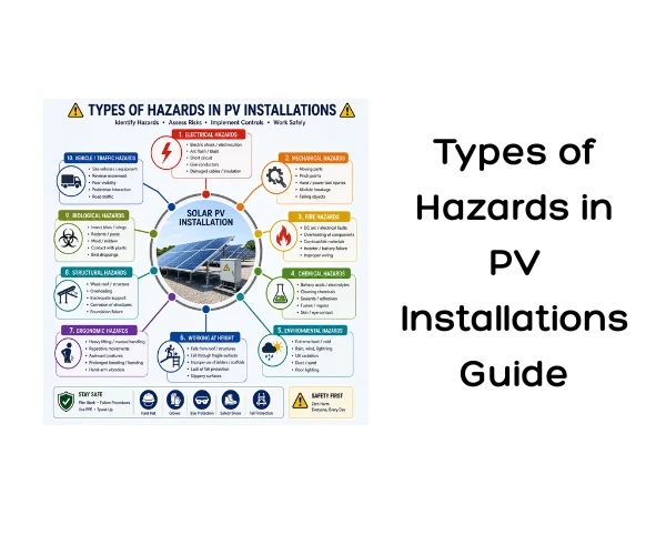Types of Hazards in PV Installations Guide
