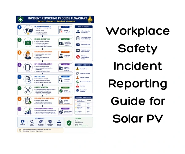 Workplace Safety Incident Reporting Guide for Solar PV