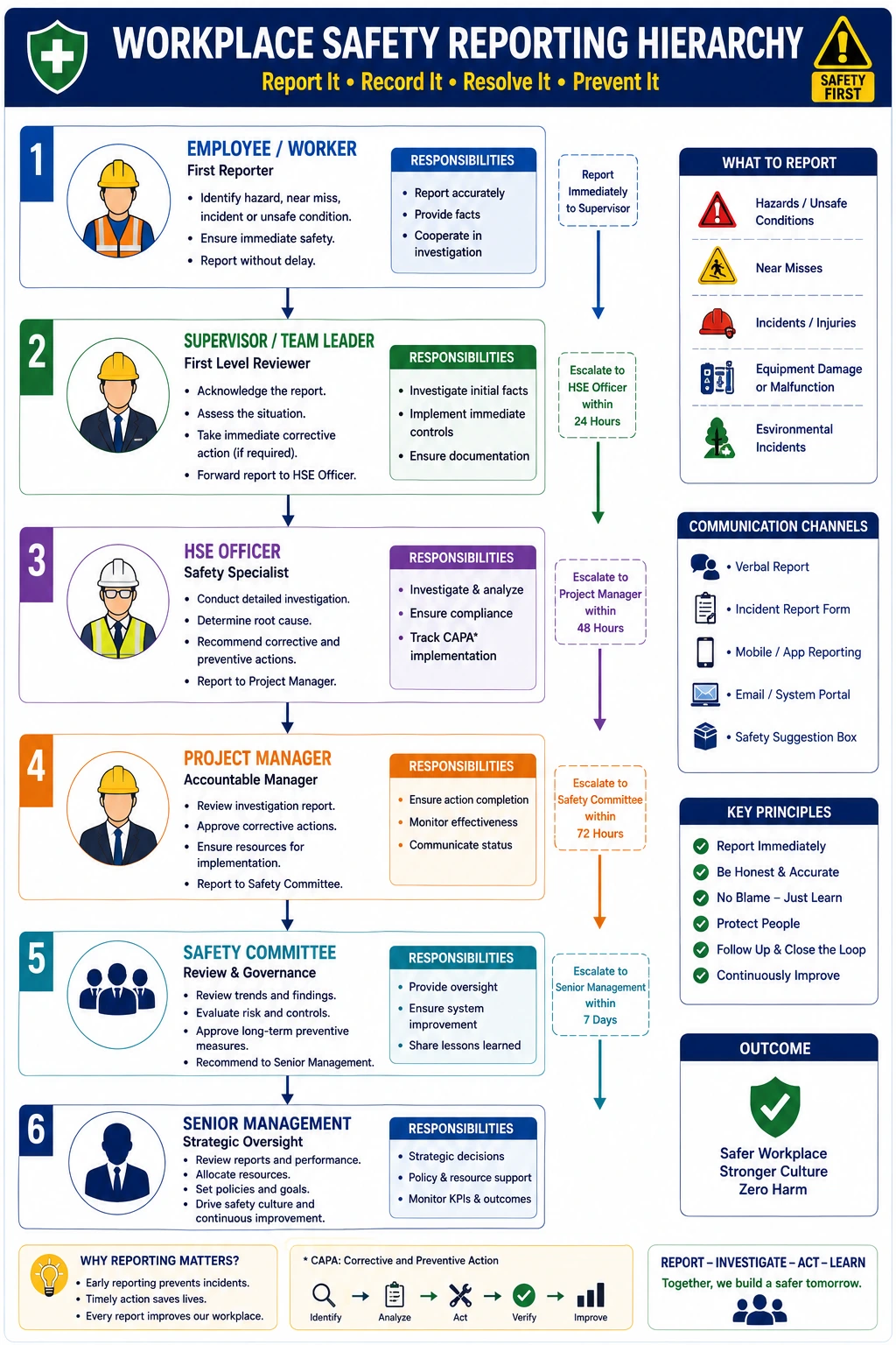 Identify the Appropriate Contact Person When Workplace Safety Policies Are Violated- A Complete Guide for Solar PV Projects