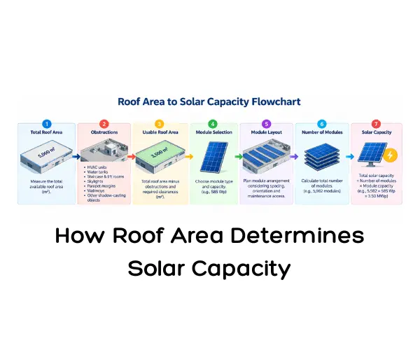 How Roof Area Determines Solar Capacity
