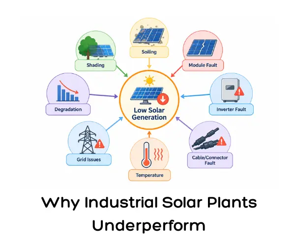Why Industrial Solar Plants Underperform