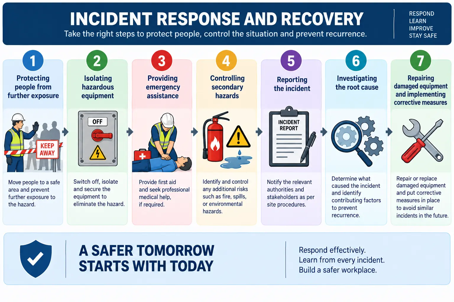 Mitigation Measures to be Taken After the Occurrence of Hazards